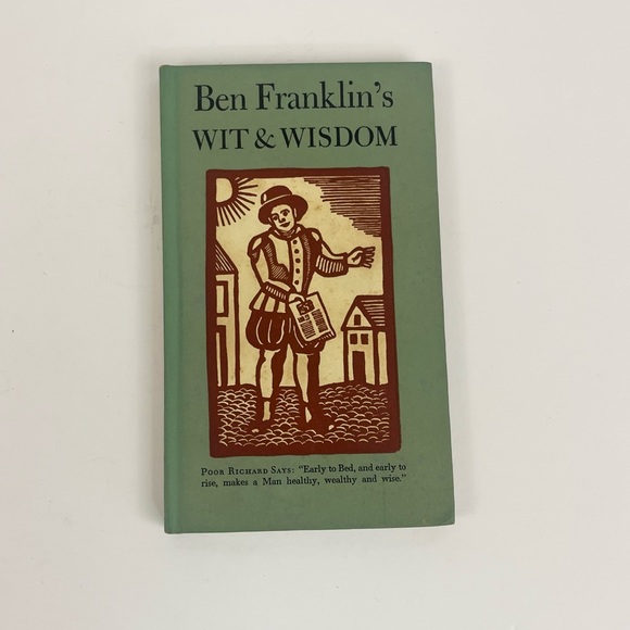 Vintage Ben Franklin’s Wit & Wisdom Undated Peter Pauper Press Mount Vernon NY - Picture 1 of 16
